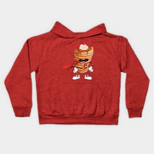 Captain, pancake,kawaii,hero, cream Kids Hoodie